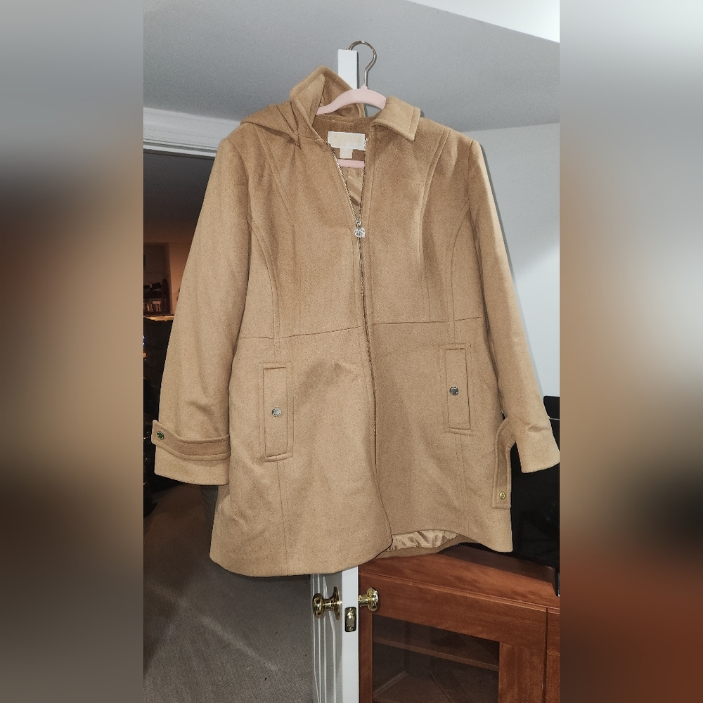 MICHAEL BY MICHAEL KORS HOODIE PEA COAT !